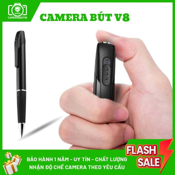 Hình ảnh camera bút V8 nguỵ trang Bảo Tín