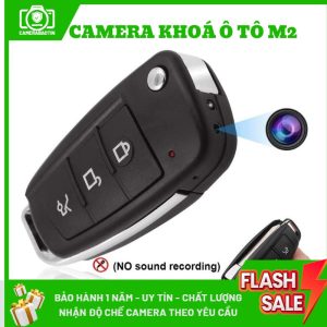 Hình ảnh camera chìa khoá ô tô nguỵ trang M2 của Bảo Tín
