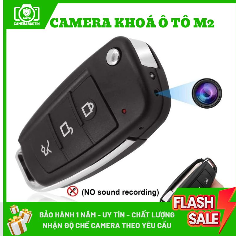 Hình ảnh camera chìa khoá ô tô nguỵ trang M2 của Bảo Tín