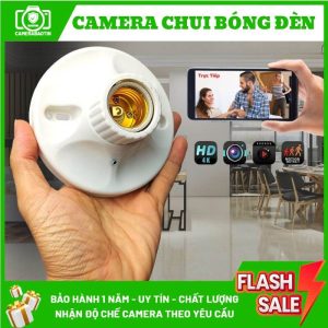 Hình ảnh camera chui bóng đèn nguỵ trang
