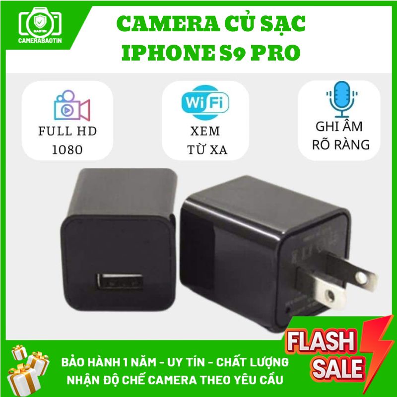 Hình ảnh camera củ sạc Iphone S9 Pro Bảo Tín