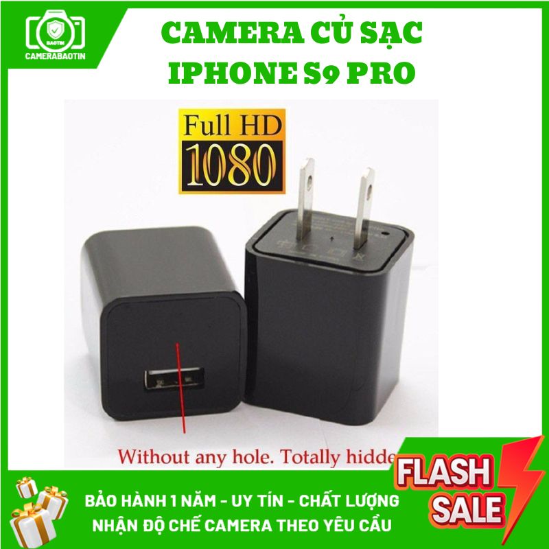 Hình ảnh camera củ sạc Iphone S9 pro