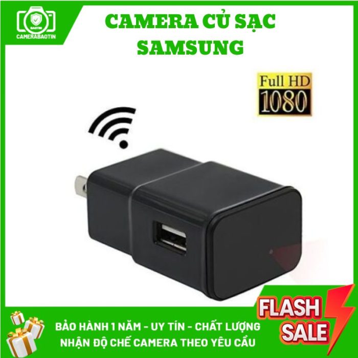 Hình ảnh camera củ sạc Sam Sung nguỵ trang