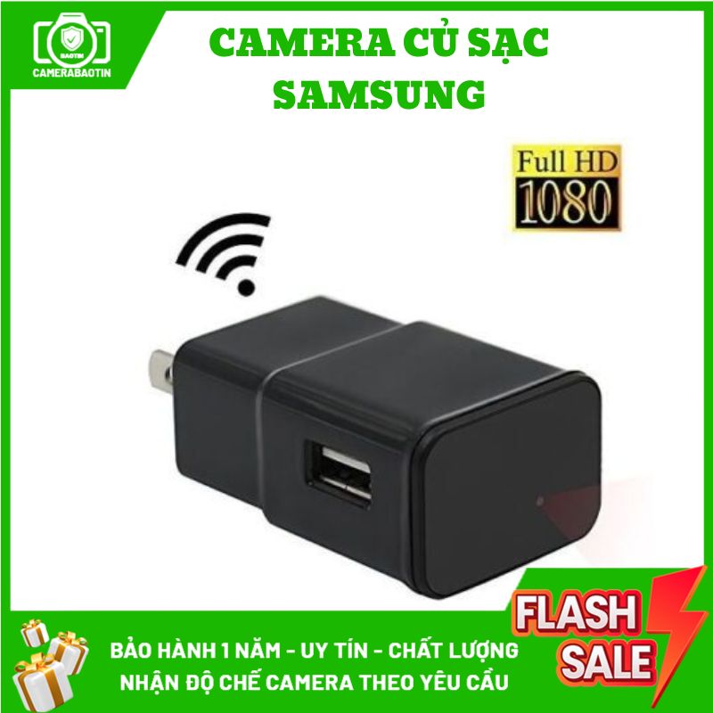 Hình ảnh camera củ sạc Sam Sung nguỵ trang