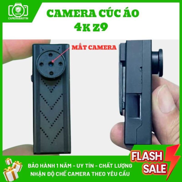 Hình ảnh camera cúc áo 4K Z9