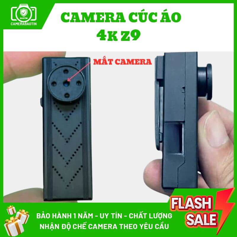 Hình ảnh camera cúc áo 4K Z9