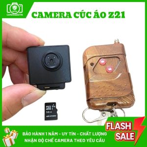 Hình ảnh camera cúc áo điều khiển từ xa Z21 của Bảo Tín