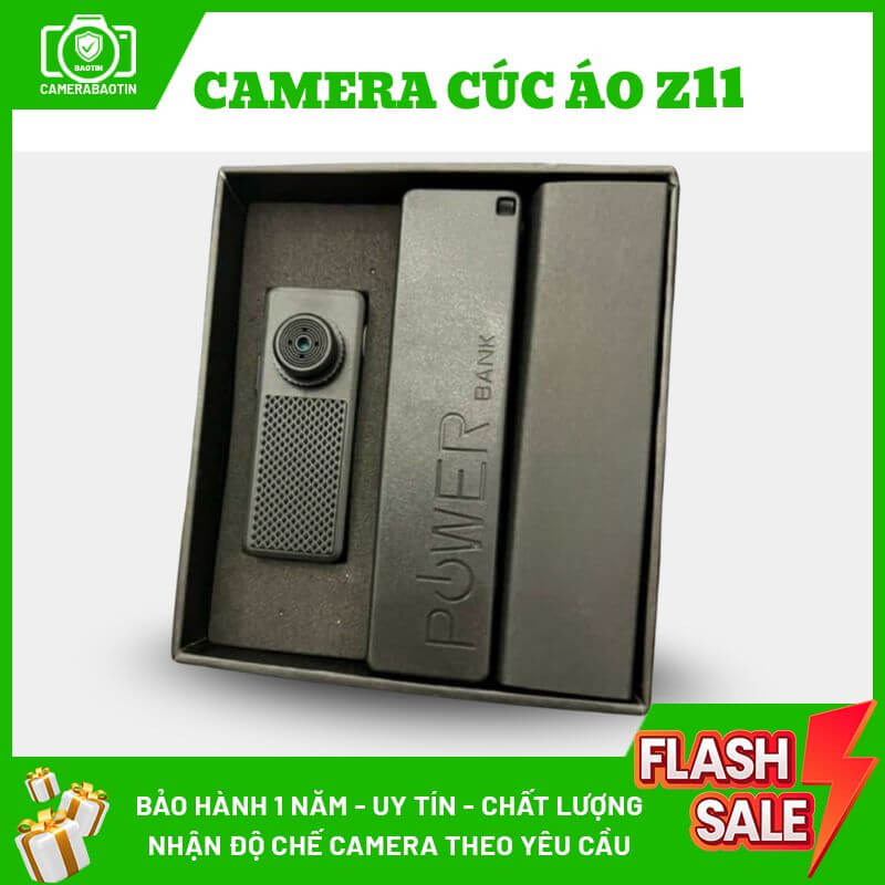 Hình ảnh camera cúc áo giấu kín Z11