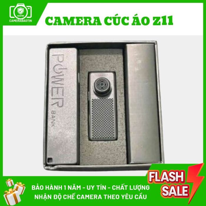 Hình ảnh camera nguỵ trang cúc áo Z11