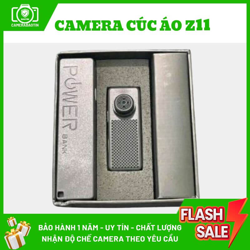 Hình ảnh camera nguỵ trang cúc áo Z11
