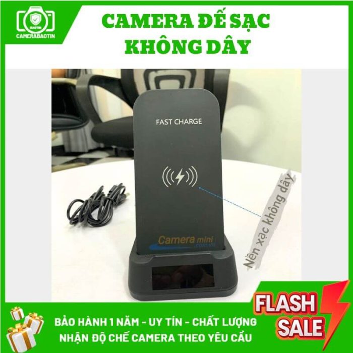 Camera đế sạc không dây Bảo Tín
