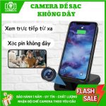 Hình ảnh camera đế sạc không dây Bảo Tín nguỵ trang