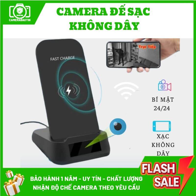 Hình ảnh camera đế sạc không dây