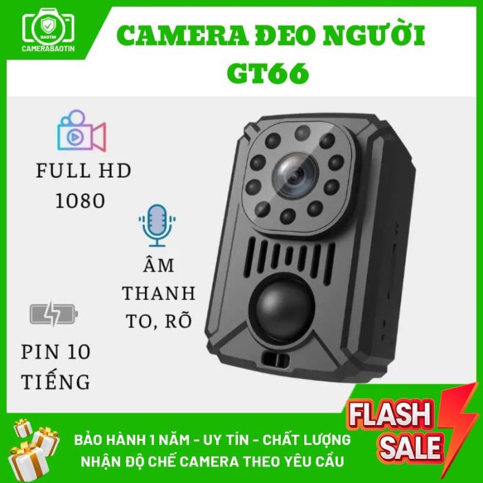 Hình ảnh camera đeo người GT66