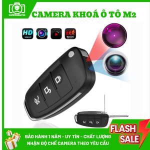 Hình ảnh camera khoá ô tô nguỵ trang M2