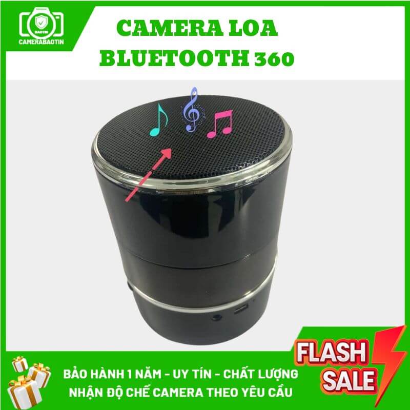 Hình ảnh camera loa Bluetoothe 360 nguỵ trang