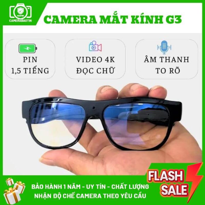 Hình ảnh camera mắt kính nguỵ trang G3
