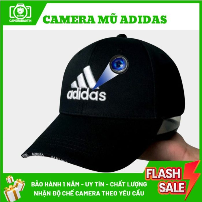 Hình ảnh camera mũ nguỵ trang Adidas Bảo Tín