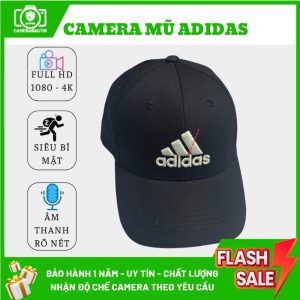 Hình ảnh camera mũ nguỵ trang Adidas cao cấp
