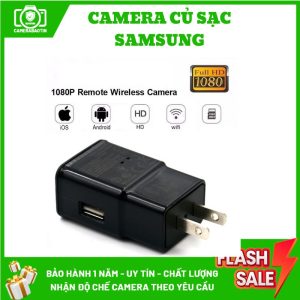 Hình ảnh camera nguỵ trang củ sạc Sam Sung