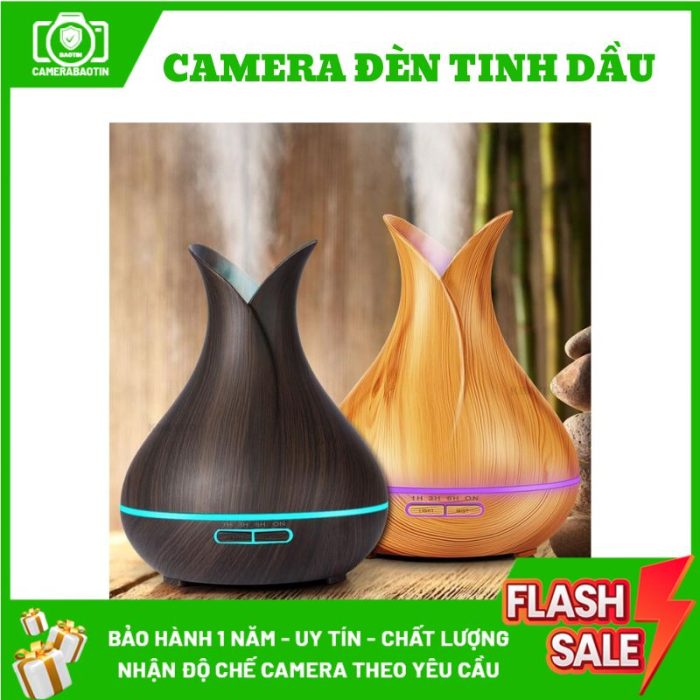 Hình ảnh camera nguỵ trang đèn tinh dầu Bảo Tín