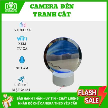 Hình ảnh camera nguỵ trang đèn tranh cát Bảo Tín