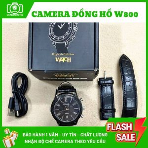 Hình ảnh camera nguỵ trang đồng hồ W800 Bảo Tín
