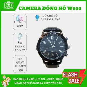 Hình ảnh camera nguỵ trang đồng hồ đeo tay W800