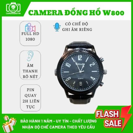 Hình ảnh camera nguỵ trang đồng hồ đeo tay W800