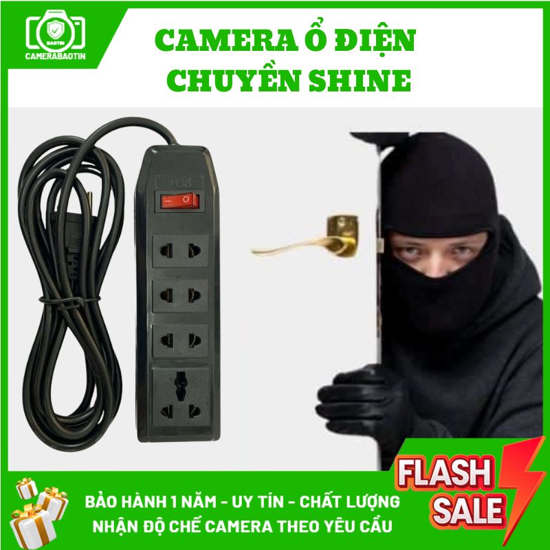 Hình ảnh camera nguỵ trang ổ điện chuyên shine