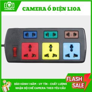 Hình ảnh camera nguỵ trang ổ điện Lioa