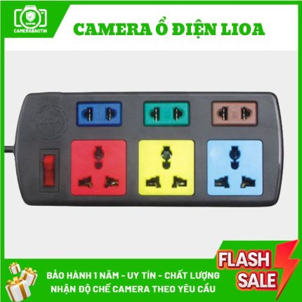 Hình ảnh camera nguỵ trang ổ điện Lioa