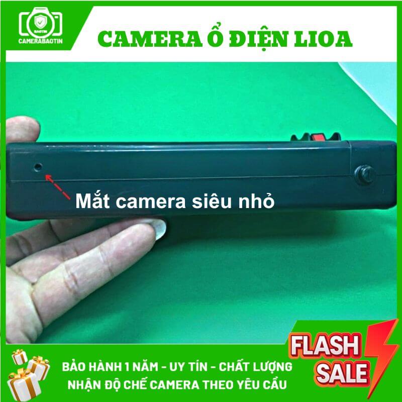Hình ảnh camera nguỵ trang ổ điện Lioa Bảo Tín
