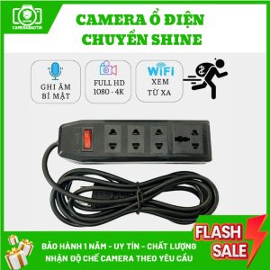 Hình ảnh camera ổ điện chuyền shine