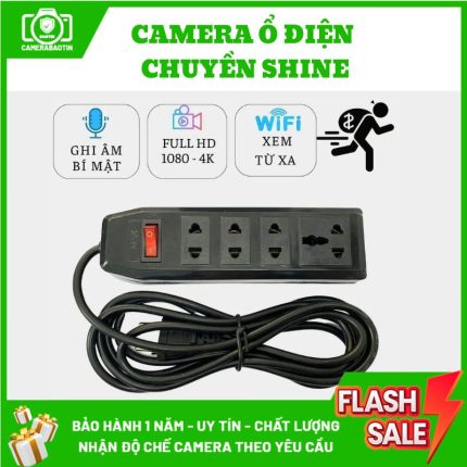 Hình ảnh camera ổ điện chuyền shine