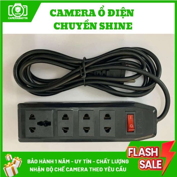 Hình ảnh camera ổ điện chuyền shine Bảo Tín