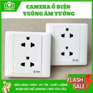 Hình ảnh camera ổ điện vuông âm tường Bảo Tín