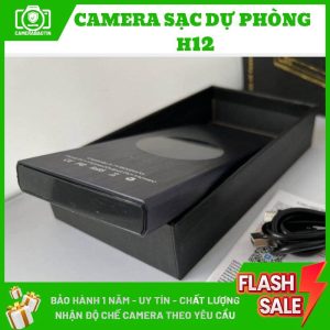 Hình ảnh sạc dự phòng camera nguỵ trang H12 Bảo Tín