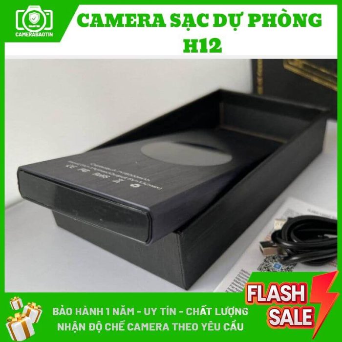 Hình ảnh sạc dự phòng camera nguỵ trang H12 Bảo Tín