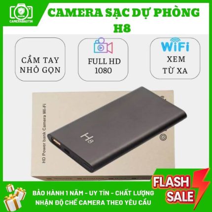 Hình ảnh camera sạc dự phòng nguỵ trang H8