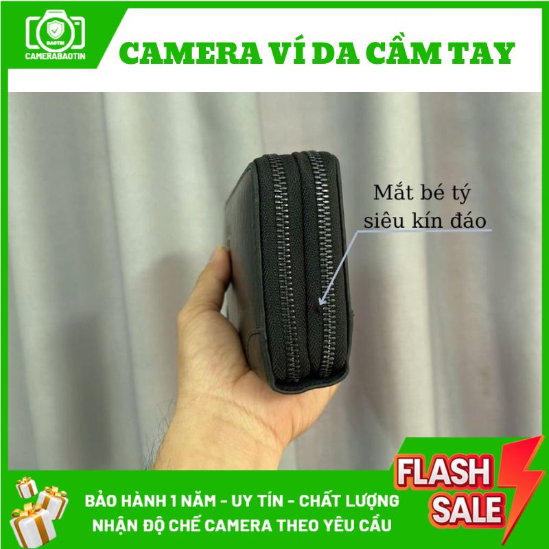 Hình ảnh camera ví da cầm tay camera siêu nhỏ