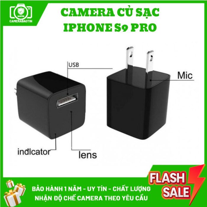 Hình ảnh cấu tạo camera củ sạc Iphone S9 pro