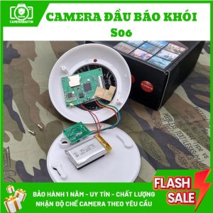 Hình ảnh cấu tạo camera đầu báo khói
