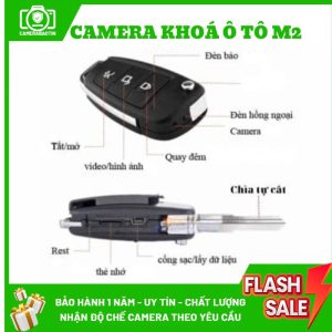 Hình ảnh cấu tạo camera khoá ô tô nguỵ trang