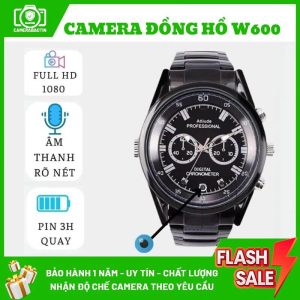 Hình ảnh đồng hồ camera nguỵ trang W600