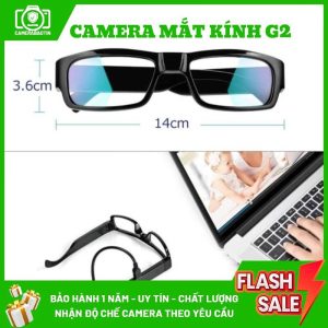 Hình ảnh kích thước camera kính mắt nguỵ trang G2