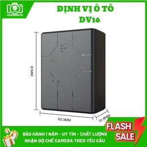 Hình ảnh kích thước thiết bị định vị xe ô tô DV16