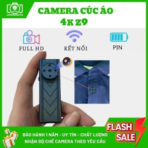 Hình ảnh mua camera cúc áo nguỵ trang 4K Z9 tại Bảo Tín
