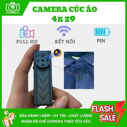Hình ảnh mua camera cúc áo nguỵ trang 4K Z9 tại Bảo Tín