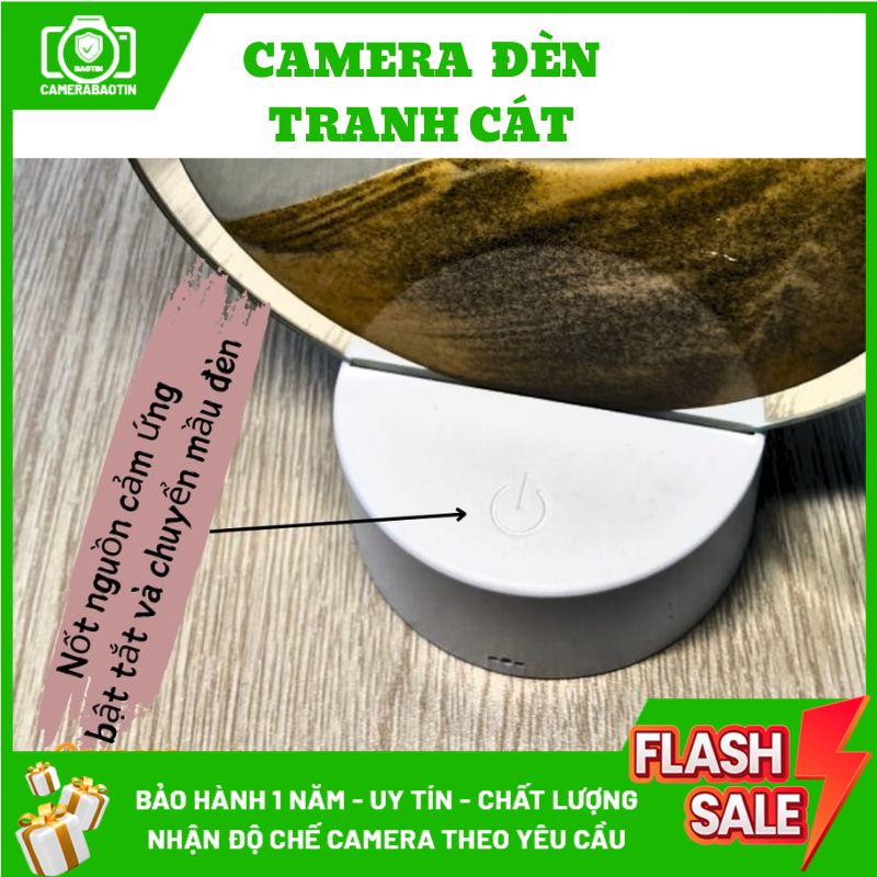 Hình ảnh mua camera đèn tranh cát nguỵ trang Bảo Tín